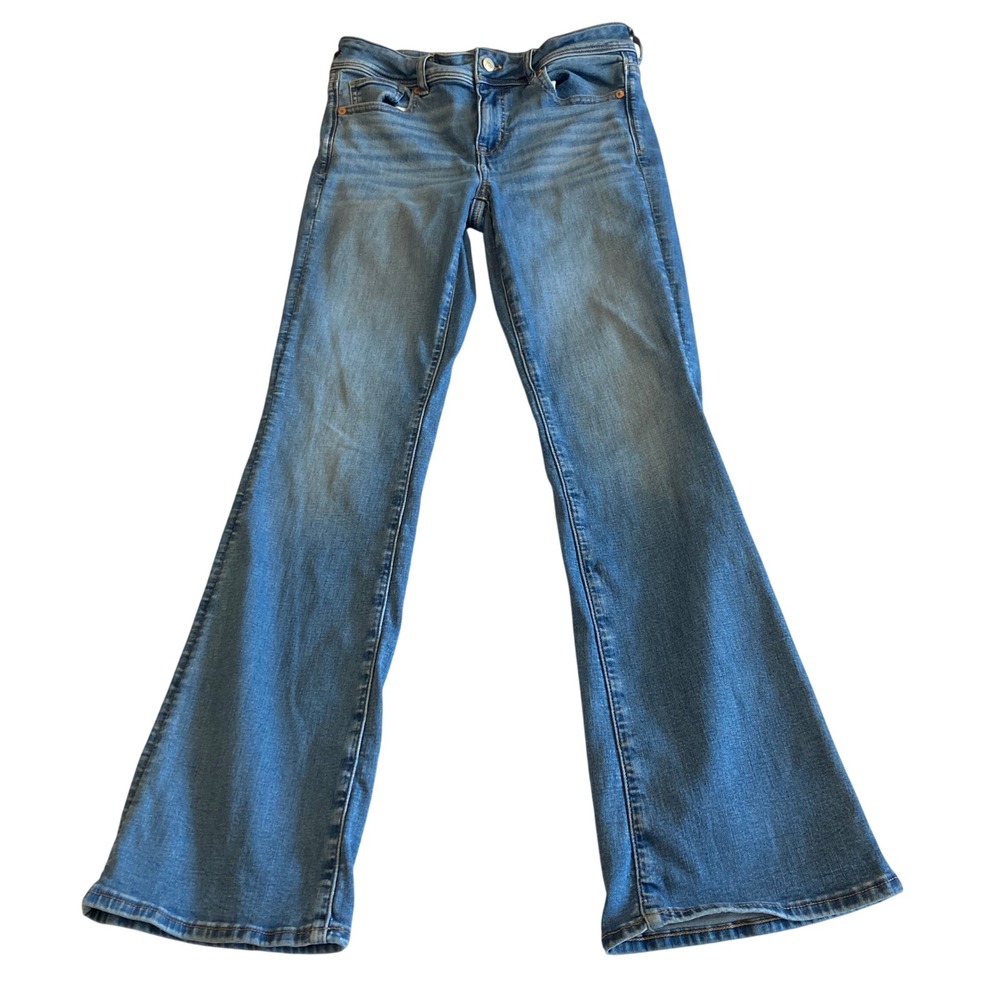 American Eagle Jeans Womens 4 Reg (28x30) Kick Boot Stretch Flex Medium Wash